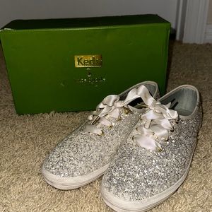 Keds X Kate spade glitter sneakers